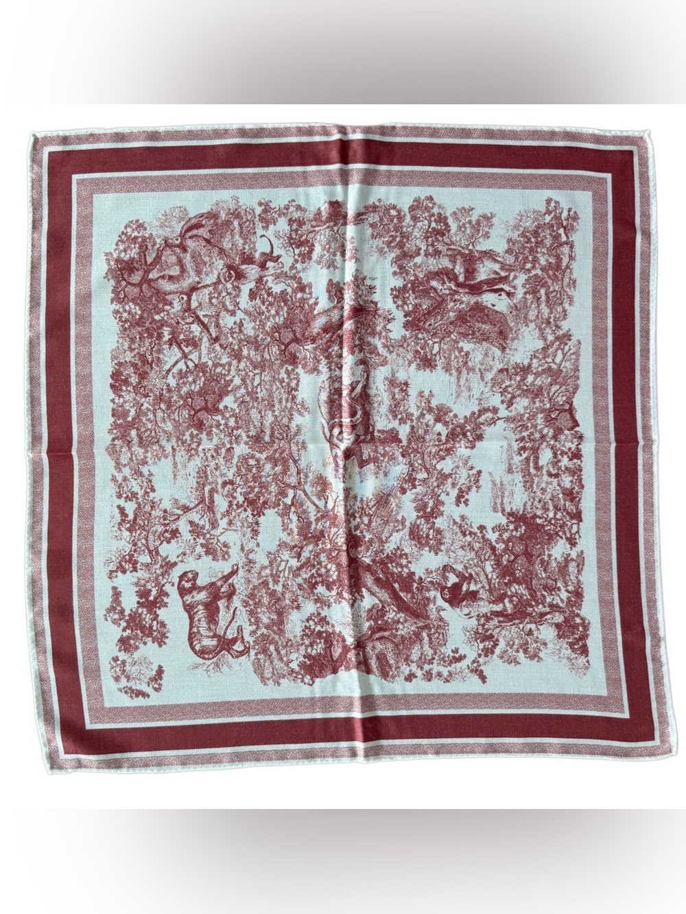 Cashmere-Silk 90cm TWO-TONE Scarf Shawl